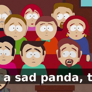 I'm a sad panda, too.