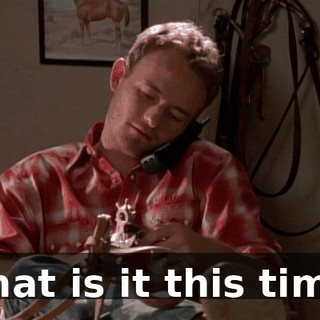 What is it this time?