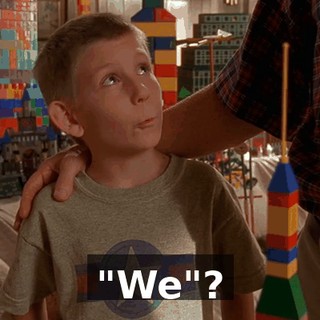 "We"?