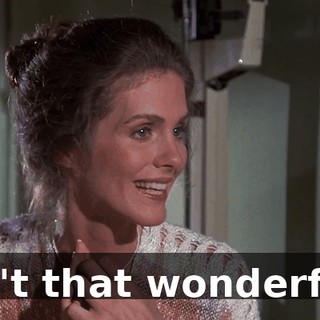 Isn't that wonderful?