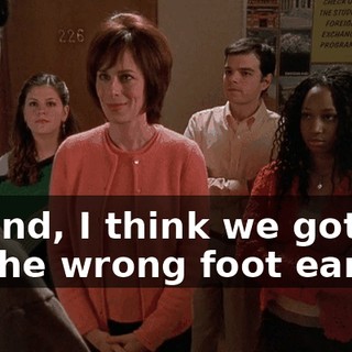 Leland, I think we got off on the wrong foot earlier.