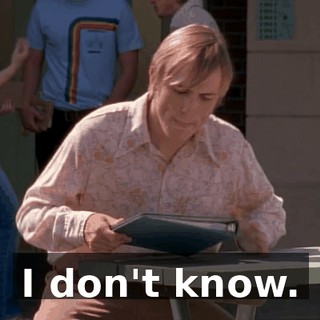 I don't know.