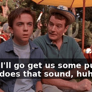 Hey, I'll go get us some punch, how does that sound, huh?