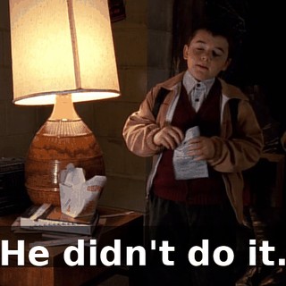 He didn't do it.