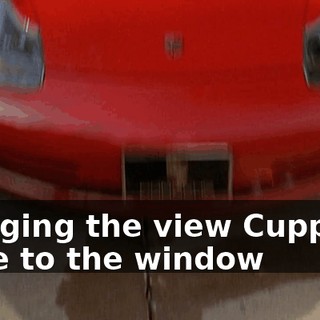 ♪ Fogging the view Cupping face to the window ♪