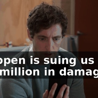 Seppen is suing us for $10 million in damages.