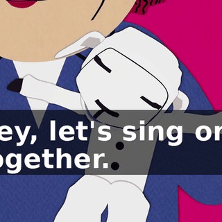 Hey, let's sing one together.