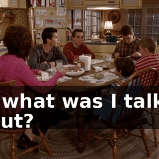 So, what was I talking about?
