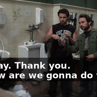 - Okay. Thank you. - How are we gonna do this?