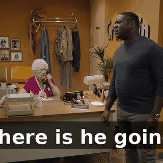Where is he going?