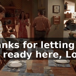Thanks for letting me get ready here, Lois.