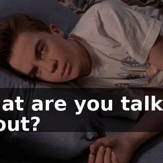 What are you talking about?