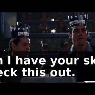 Can l have your skin? Check this out.