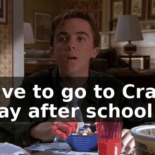 I have to go to Craig's today after school.