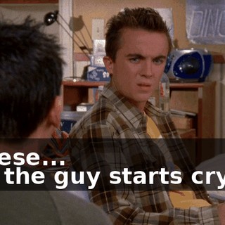 - Reese... - So the guy starts crying,