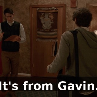 It's from Gavin.