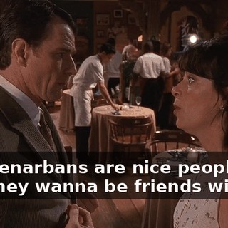 The Kenarbans are nice people, and they wanna be friends with us.