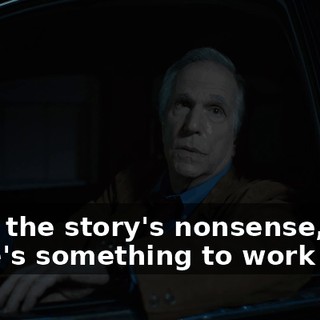 Well, the story's nonsense, but there's something to work with.