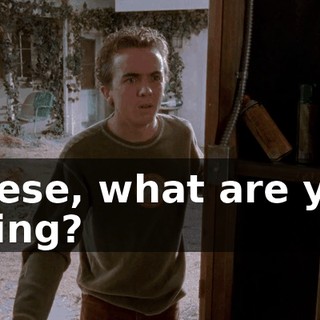 Reese, what are you doing?