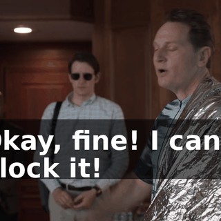 Okay, fine! I can't block it!