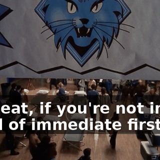 I repeat, if you're not in need of immediate first aid,