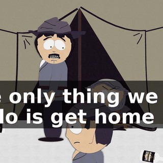The only thing we got to do is get home