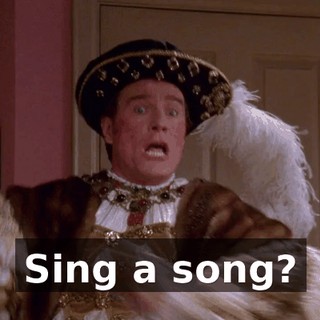 ♪ Sing a song? ♪