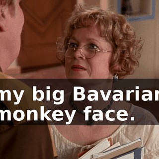 my big Bavarian monkey face.