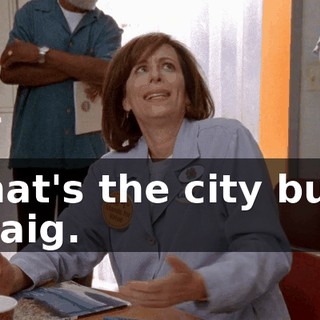 That's the city bus, Craig.