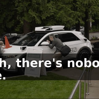 - Yeah, there's nobody in there.