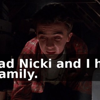 I had Nicki and I had a family.