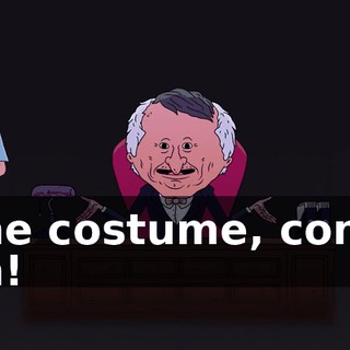The costume, come on!