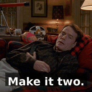 Make it two.