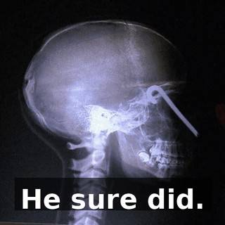 He sure did.