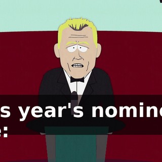This year's nominees are:
