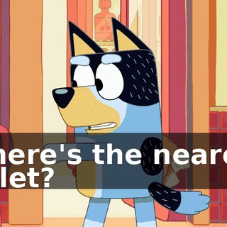 Where's the nearest toilet?