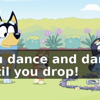 you dance and dance until you drop!