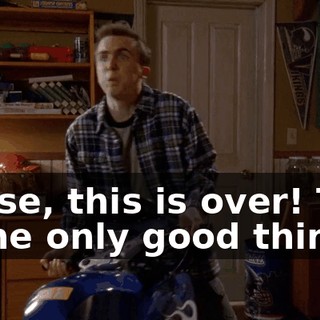 Reese, this is over! This is the only good thing