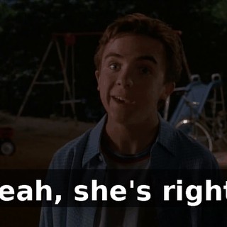 Yeah, she's right.