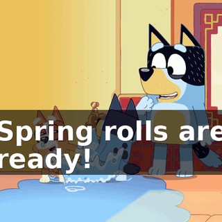 Spring rolls are ready!