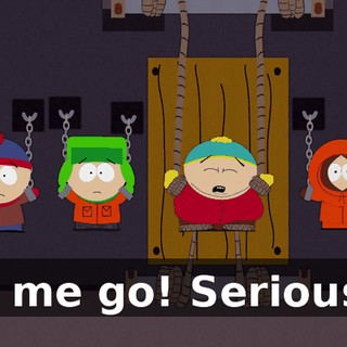 Let me go! Seriously!