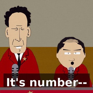 It's number--