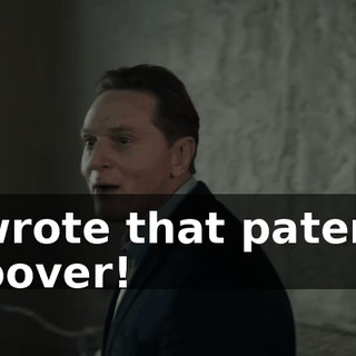 I wrote that patent, Hoover!