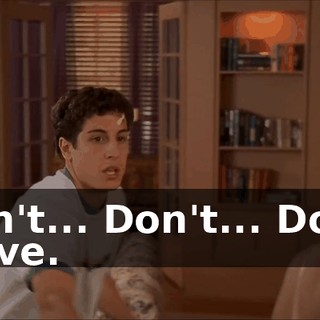 Don't... Don't... Don't leave.