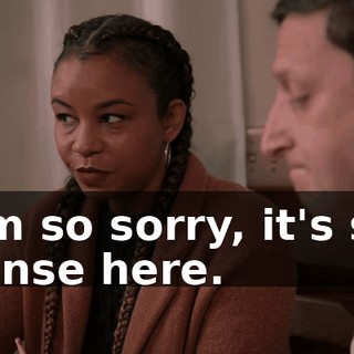 I'm so sorry, it's so tense here.