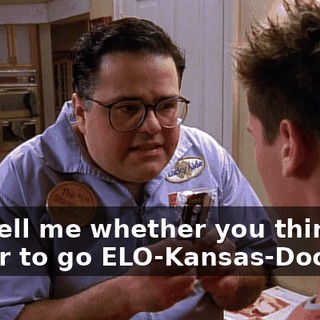 and tell me whether you think it's better to go ELO-Kansas-Doobies,