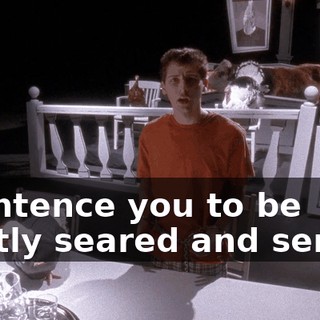 I sentence you to be lightly seared and served