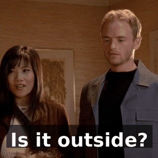 Is it outside?