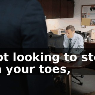 Not looking to step on your toes,