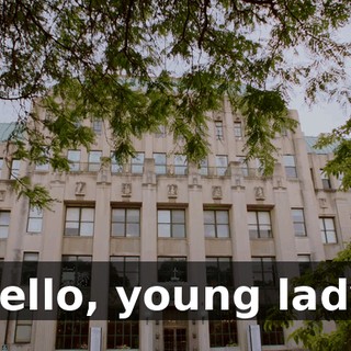 Hello, young lady.